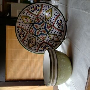 Bowl and curated plate Tabletops gallery